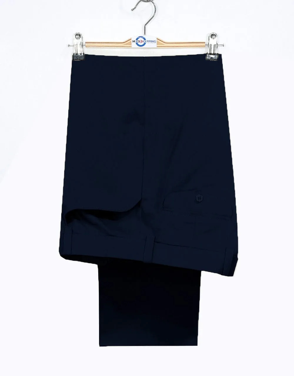 60s Style Navy Blue Chino Trouser