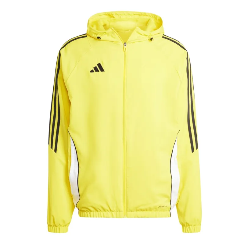 ADIDAS TIRO 24 WINDBREAKER WHITE TEAM YELLOW WHITE BLACK