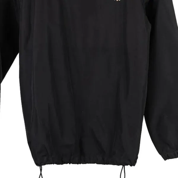 Age 12 Kappa Windbreaker - Medium Black Cotton
