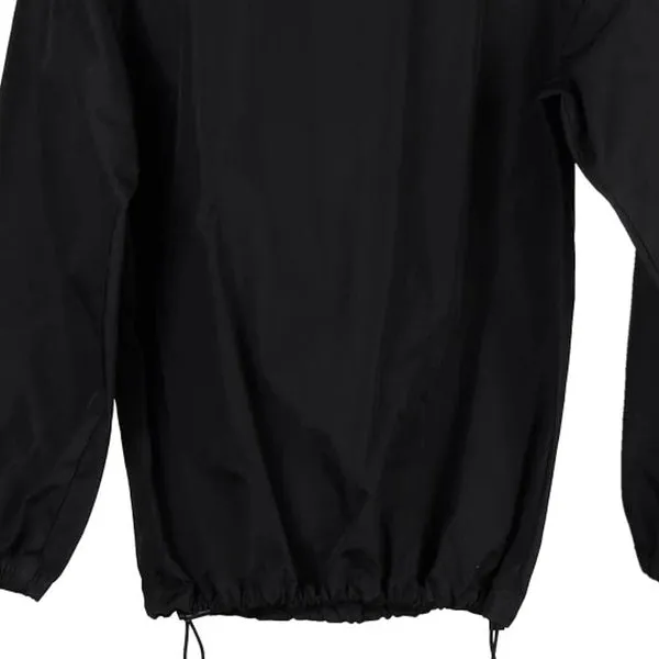 Age 12 Kappa Windbreaker - Medium Black Cotton