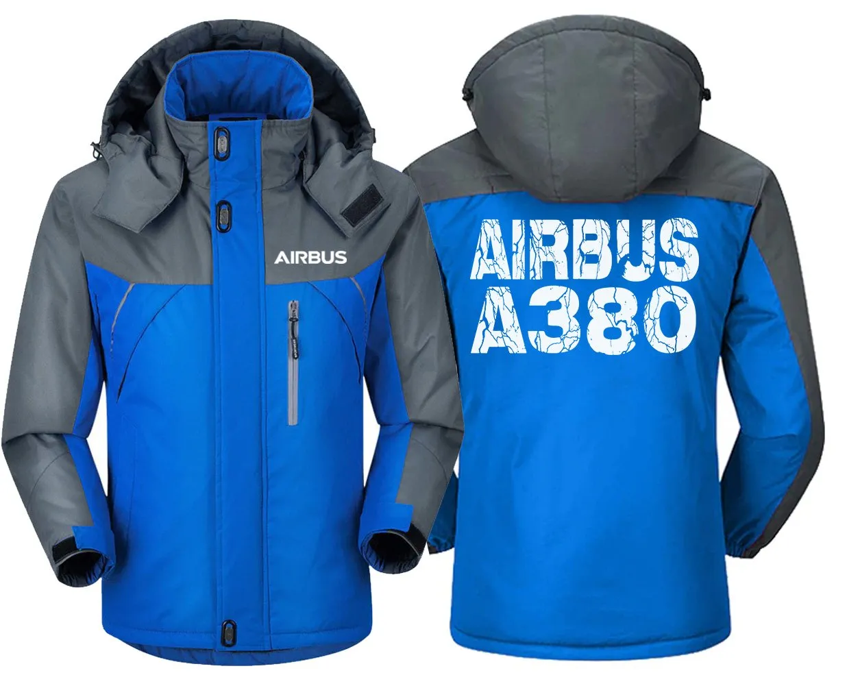 Airbus A380 Winter Jacket - Water-Resistant, Snowproof Design with Utility Pockets