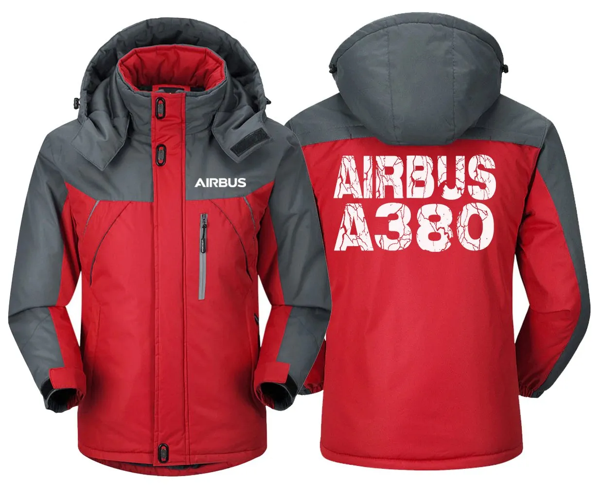 Airbus A380 Winter Jacket - Water-Resistant, Snowproof Design with Utility Pockets