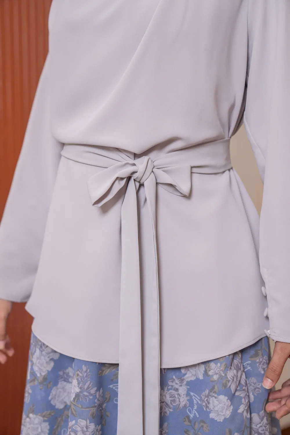Chana Blouse Glacier Gray
