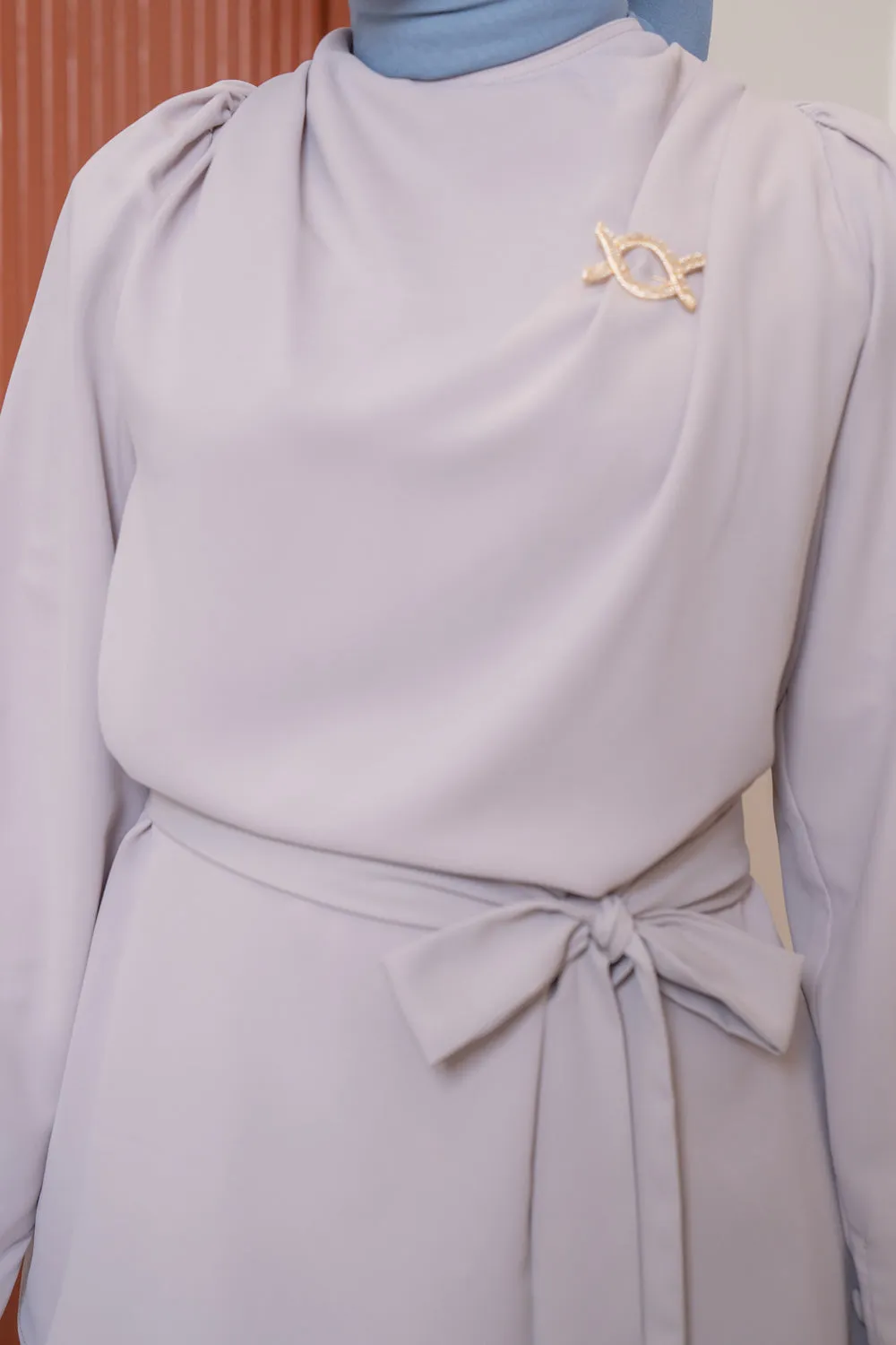 Chana Blouse Glacier Gray