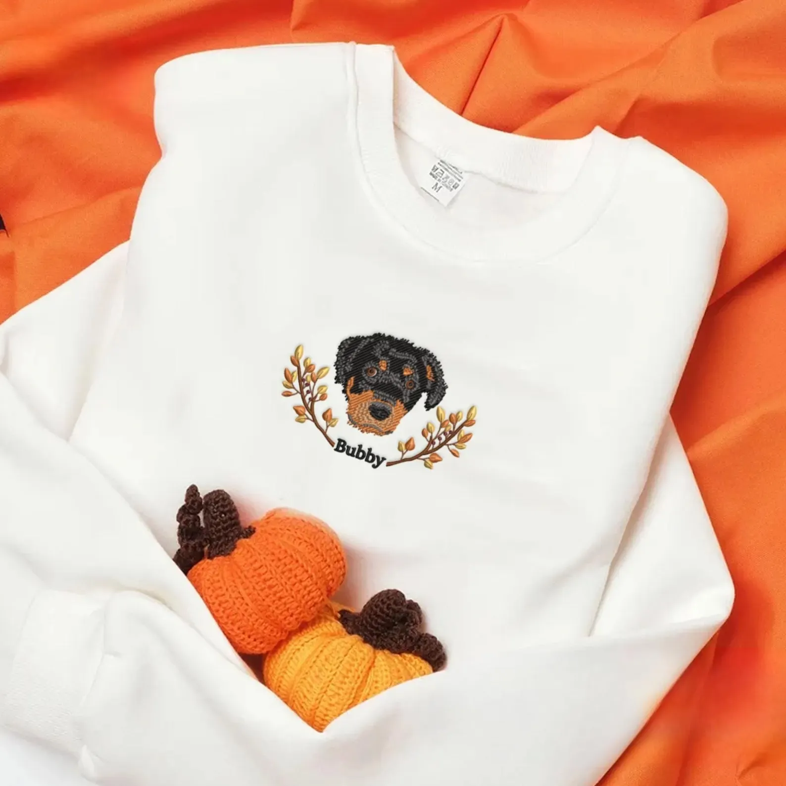 Custom Dog Sweatshirt  -  Personalized Embroidered Hoodie for Pet Lovers