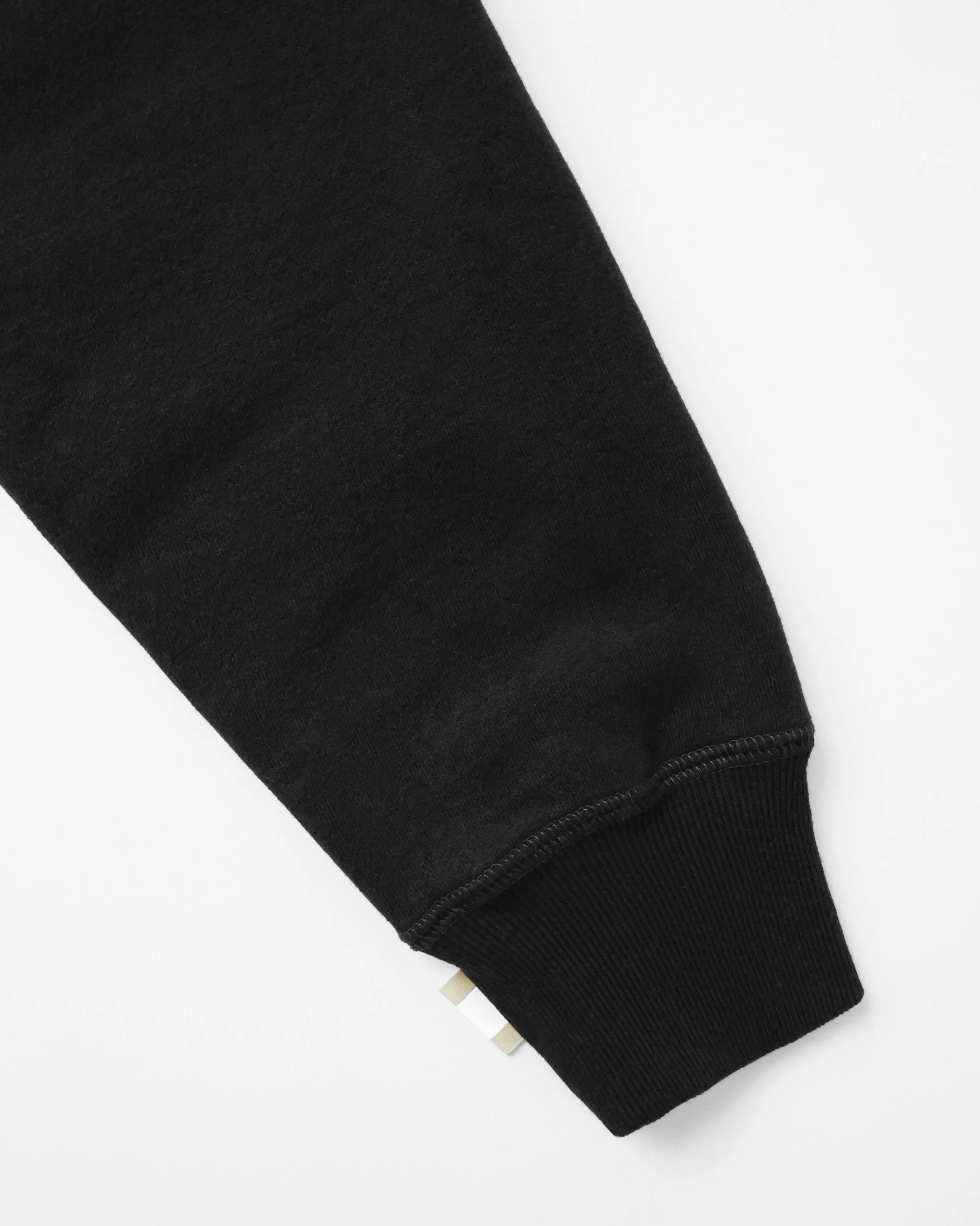 Flag Fleece Sweatshirt Black - Unisex