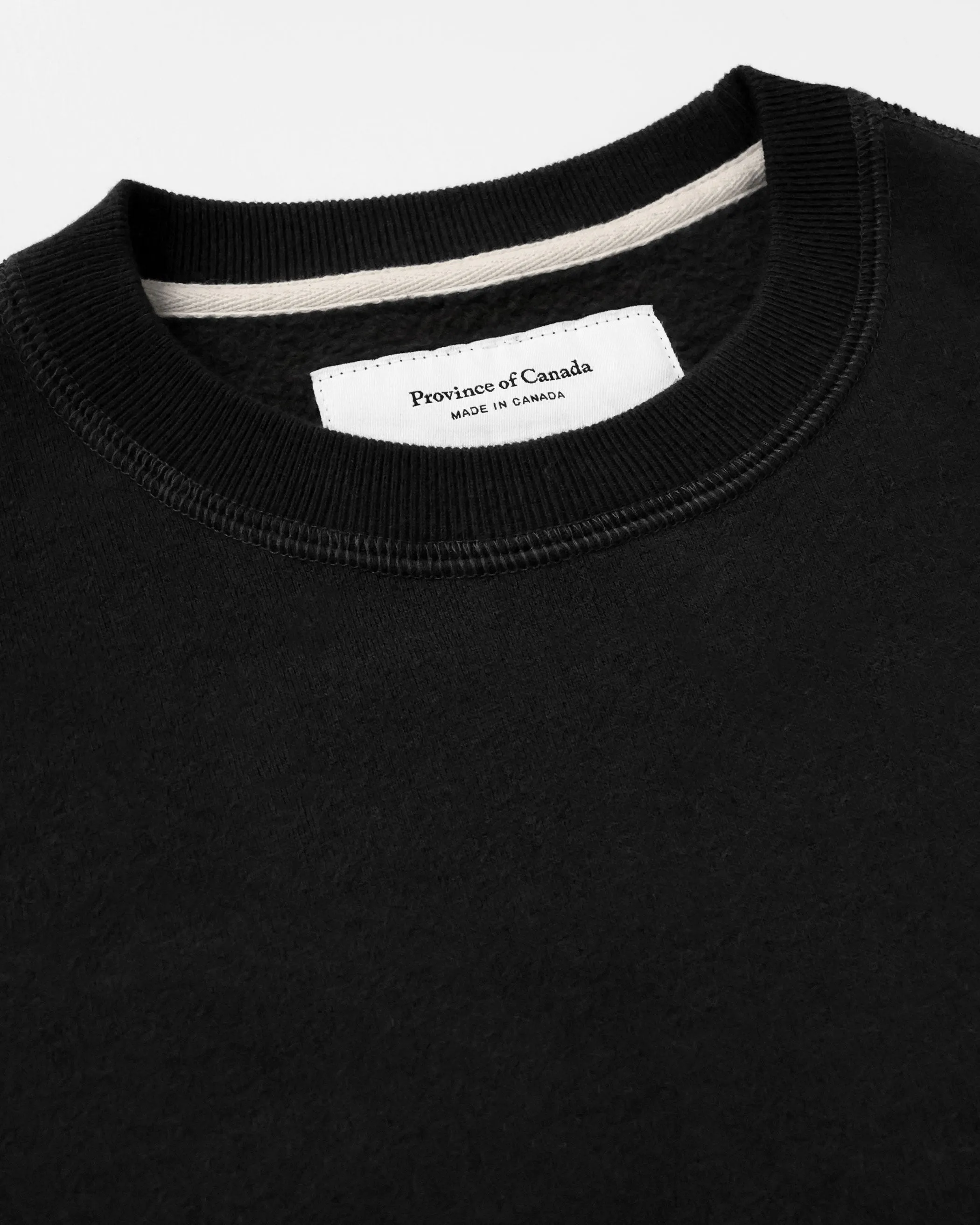 Flag Fleece Sweatshirt Black - Unisex