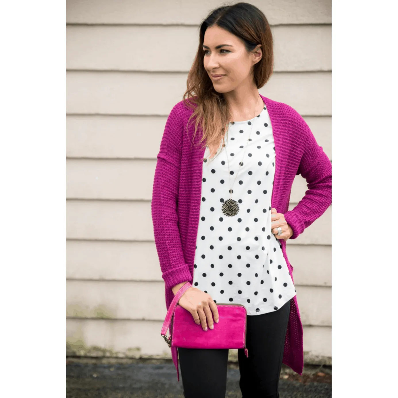 Heavy Knit Textured Cardigan