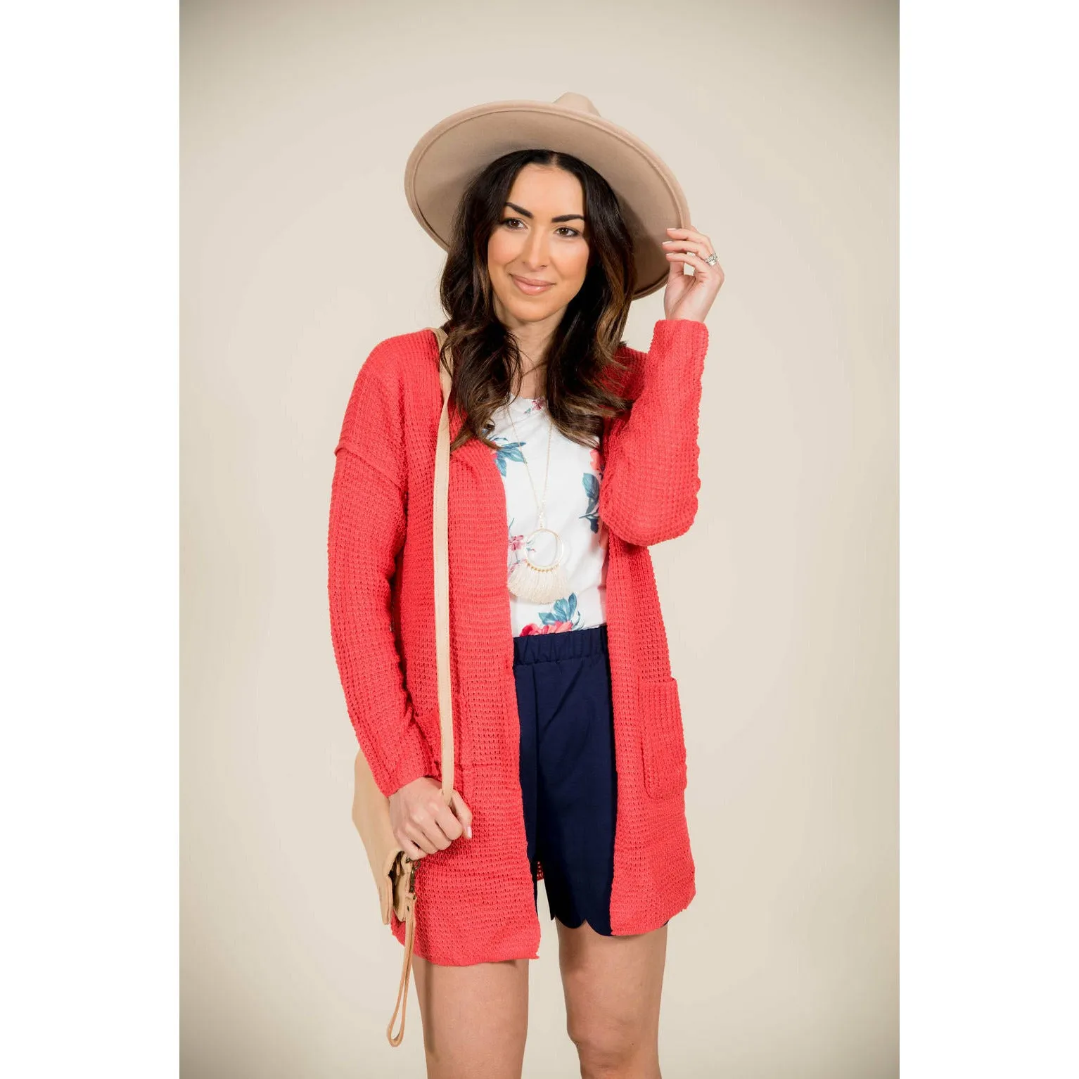 Heavy Knit Textured Cardigan