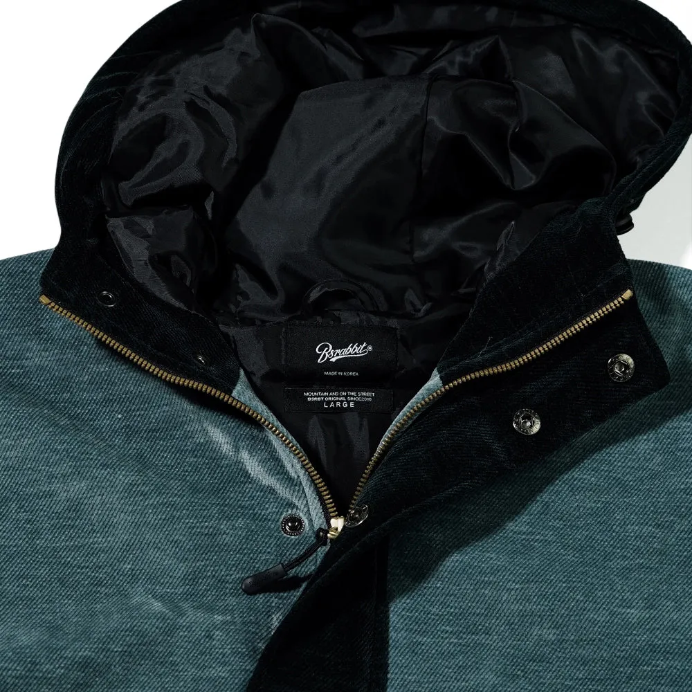 HF SOFT HOODED ANORAK JACKET CLASSIC BLUE TONE MULTI