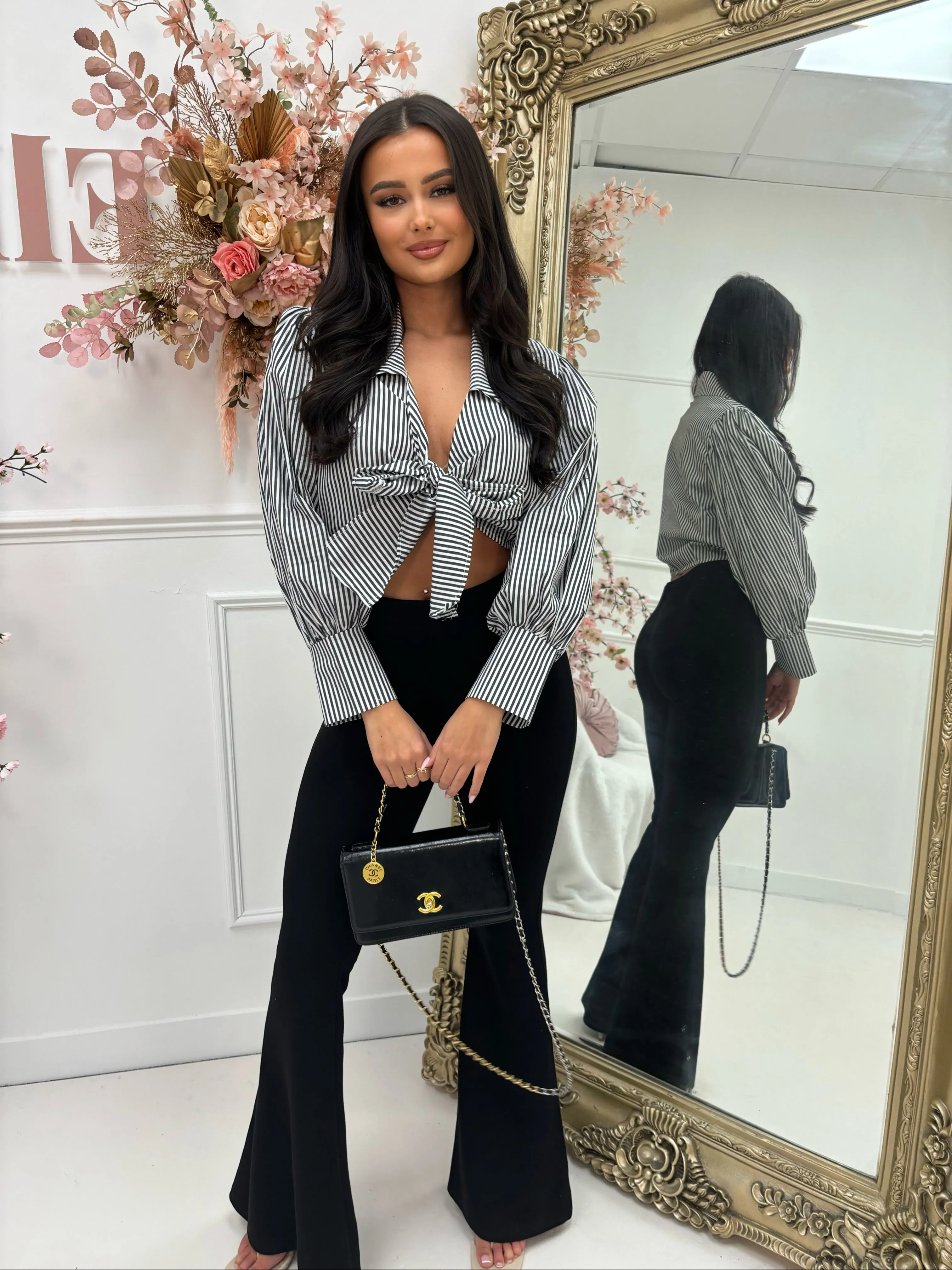 Madilyn premium black Flares