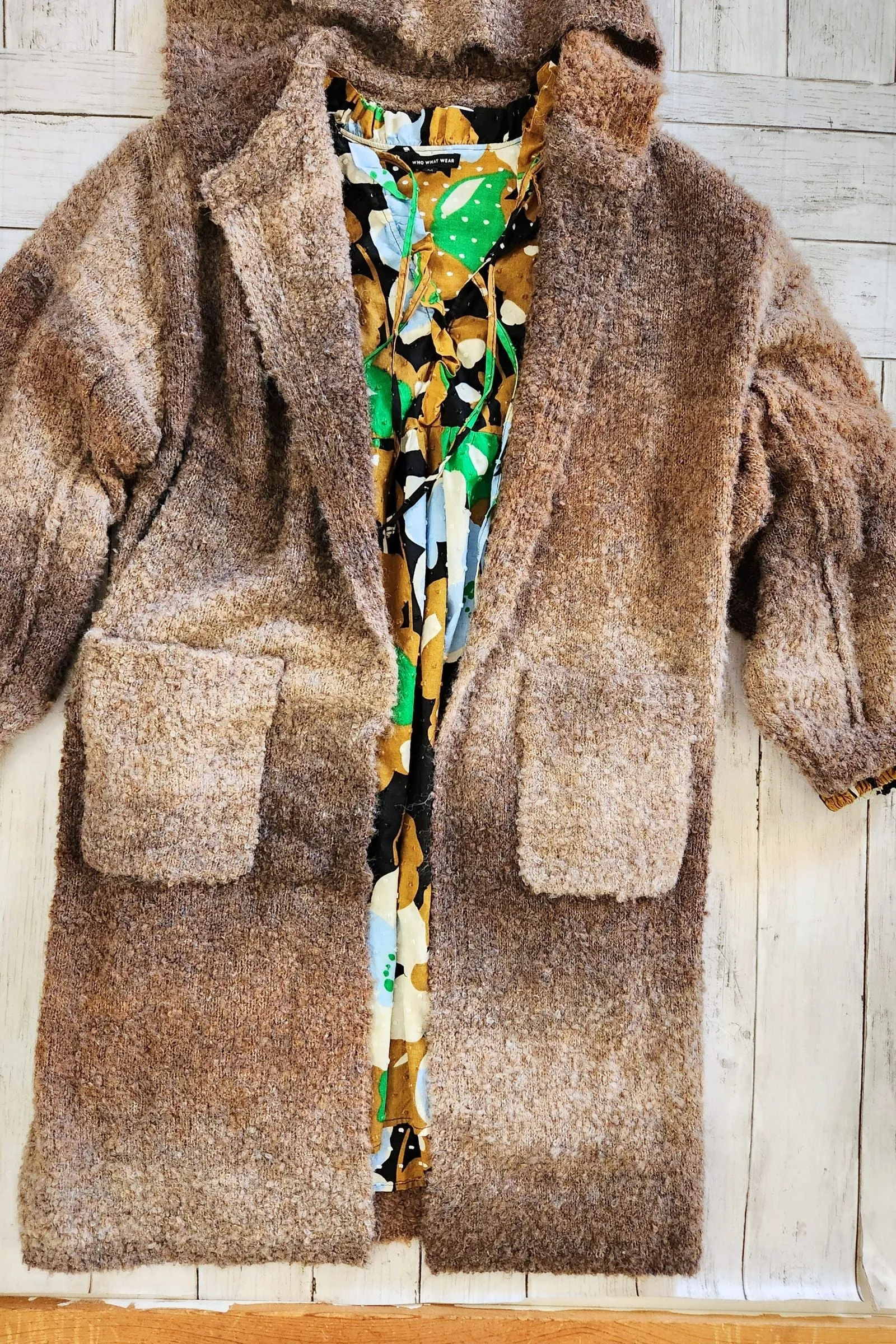 Nelsi Hooded Cardigan Coat