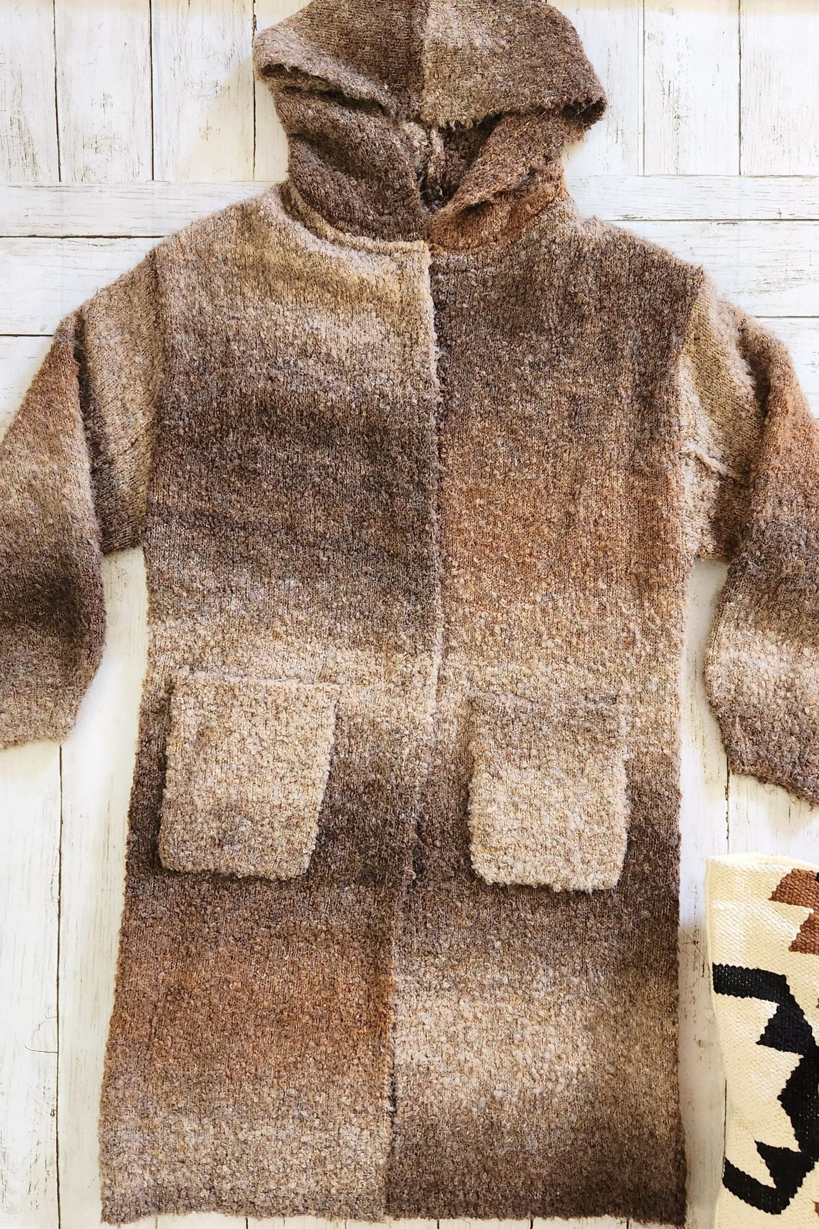 Nelsi Hooded Cardigan Coat