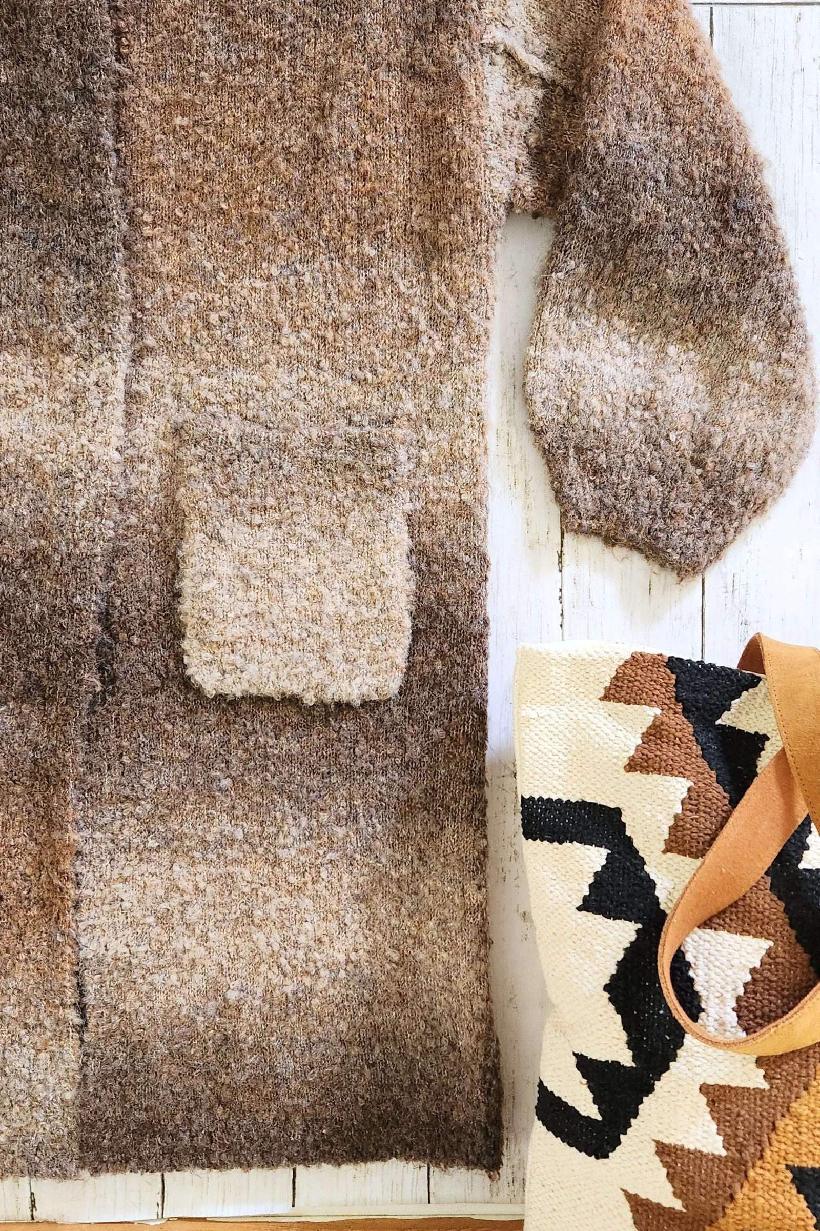 Nelsi Hooded Cardigan Coat