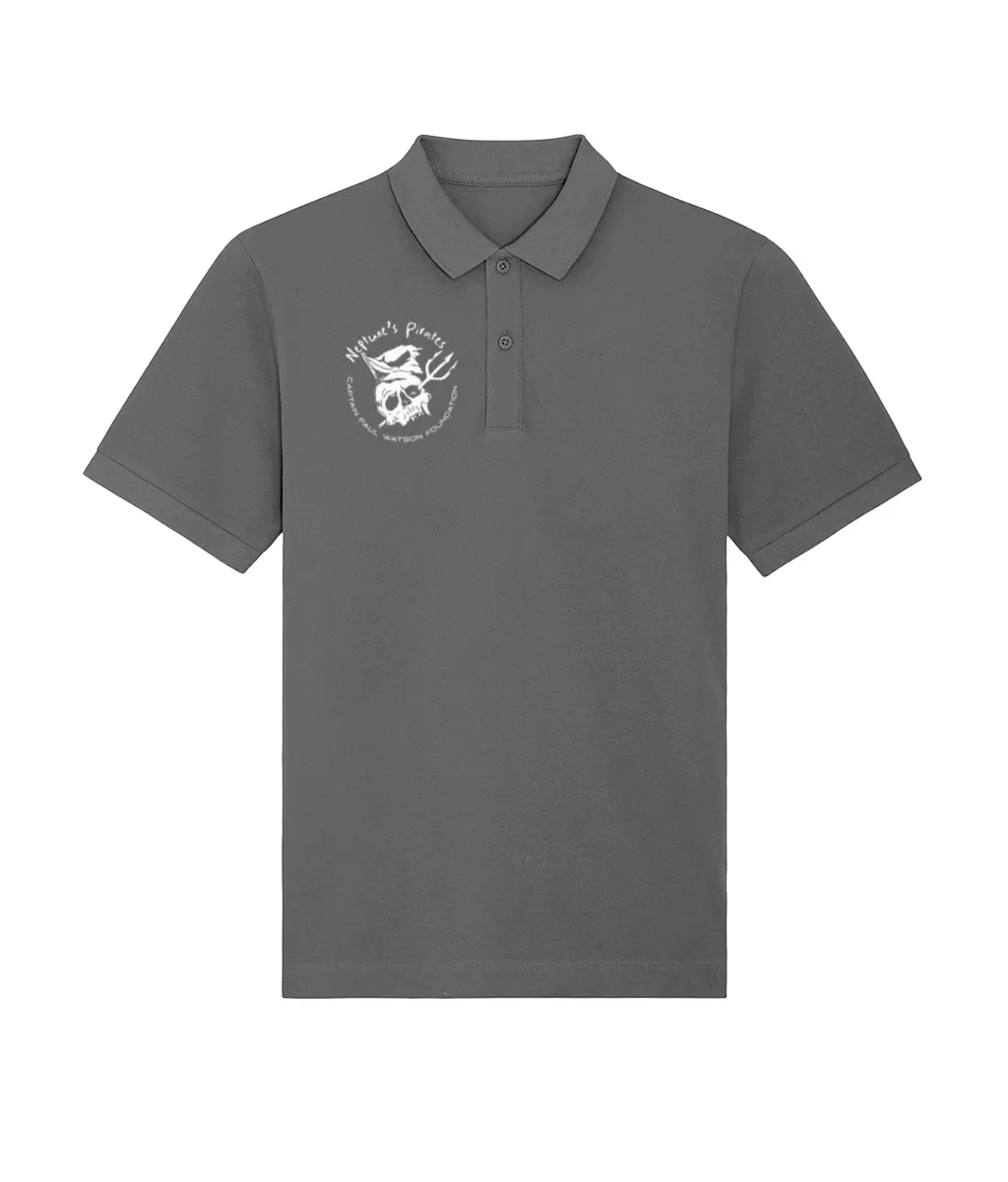 Neptune's Pirate Skull Logo Unisex Polo Shirt