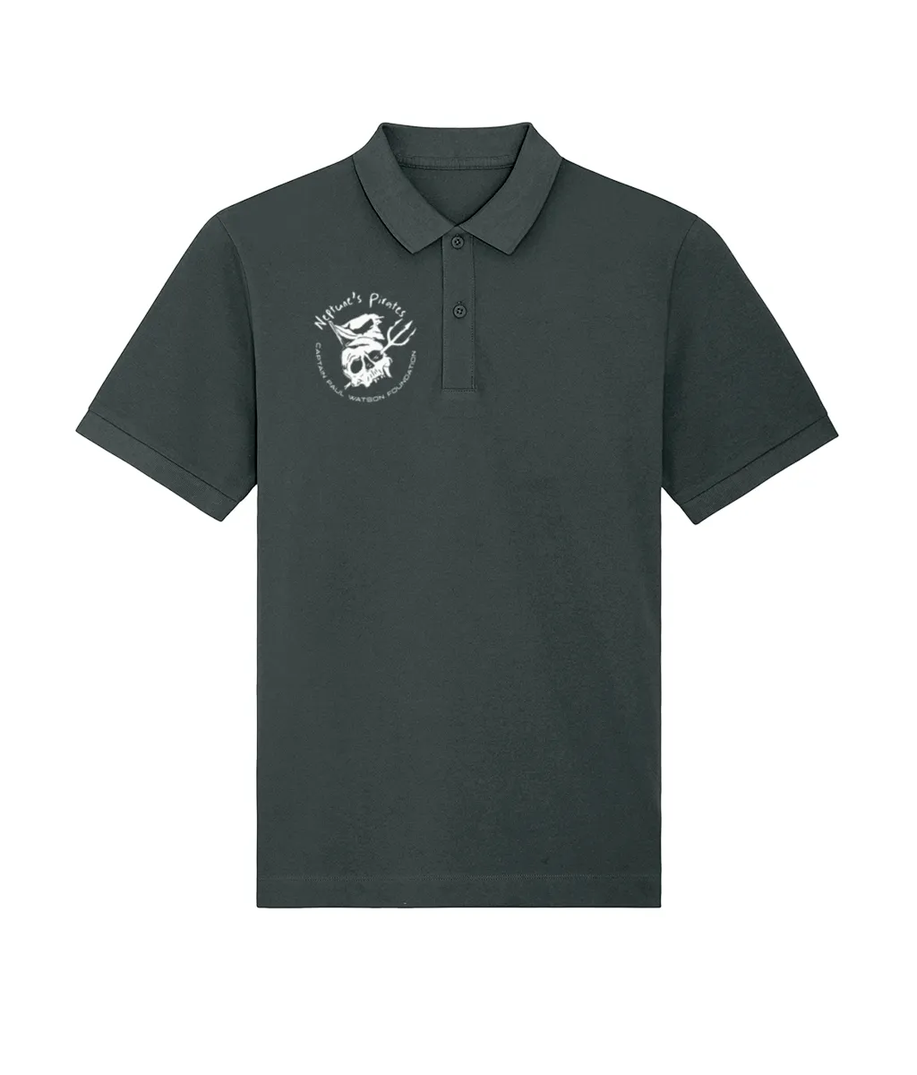 Neptune's Pirate Skull Logo Unisex Polo Shirt