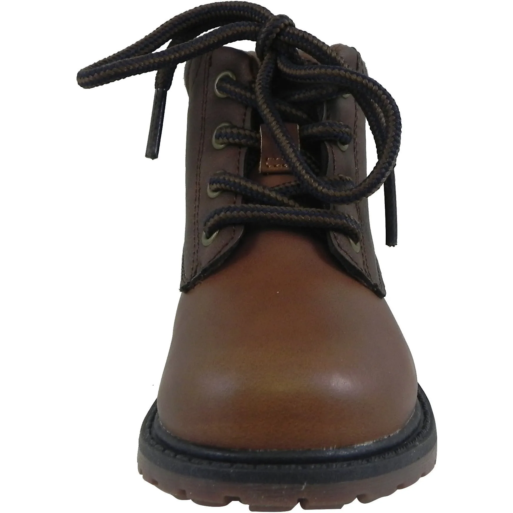 OshKosh Boy's Chandler Plaid Classic Lace Up Ankle Boots Brown