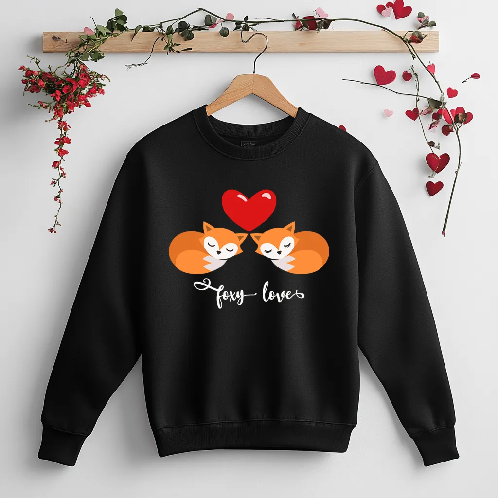"Foxy Love" Valentine's Sweater – Perfect for Her