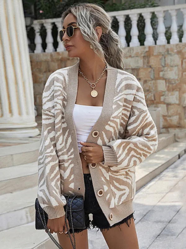 Rosemary Women's Fashion Casual Loose Knit Sweater Cardigan