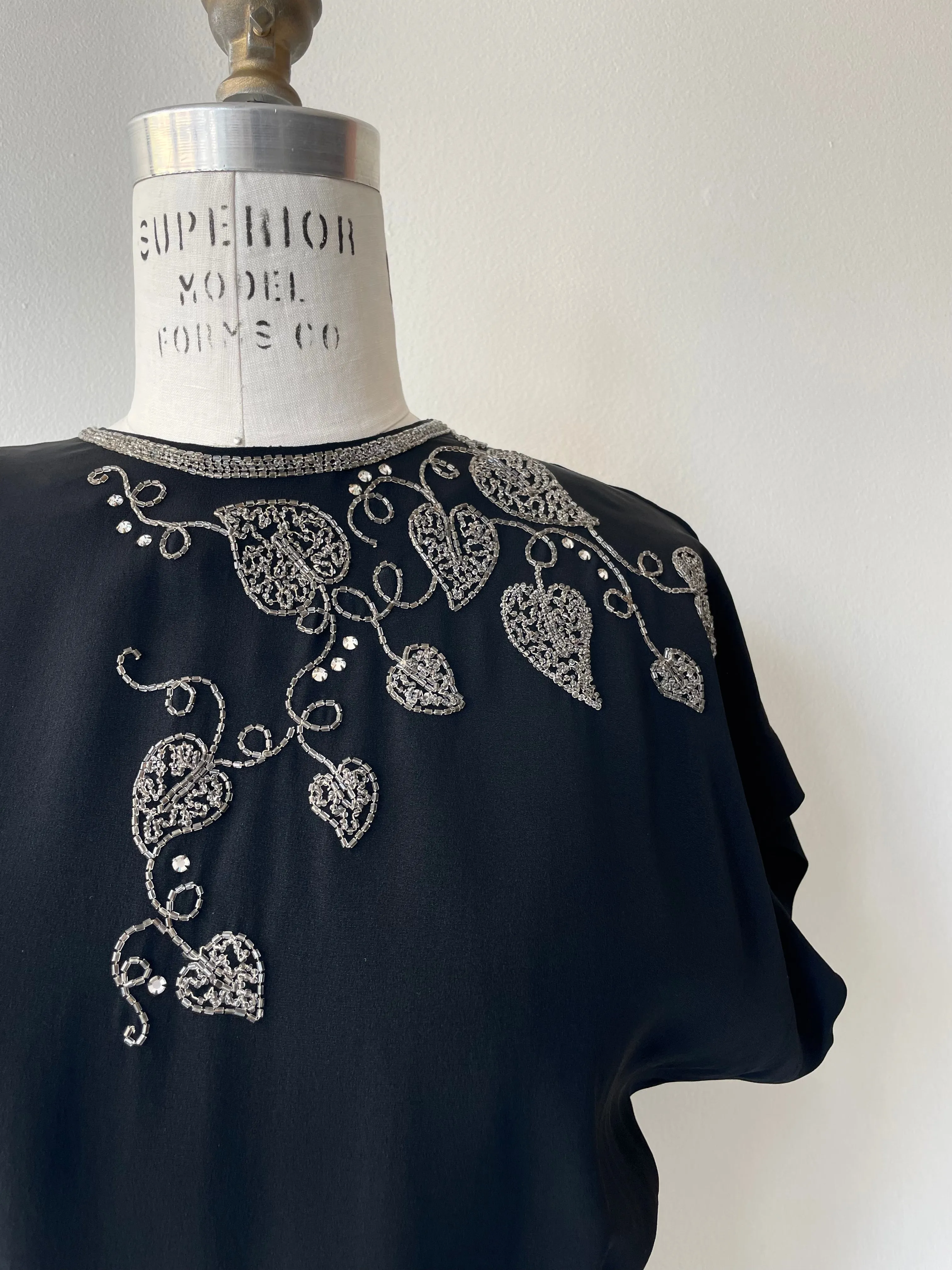 Silver Ivy Blouse | 1940s