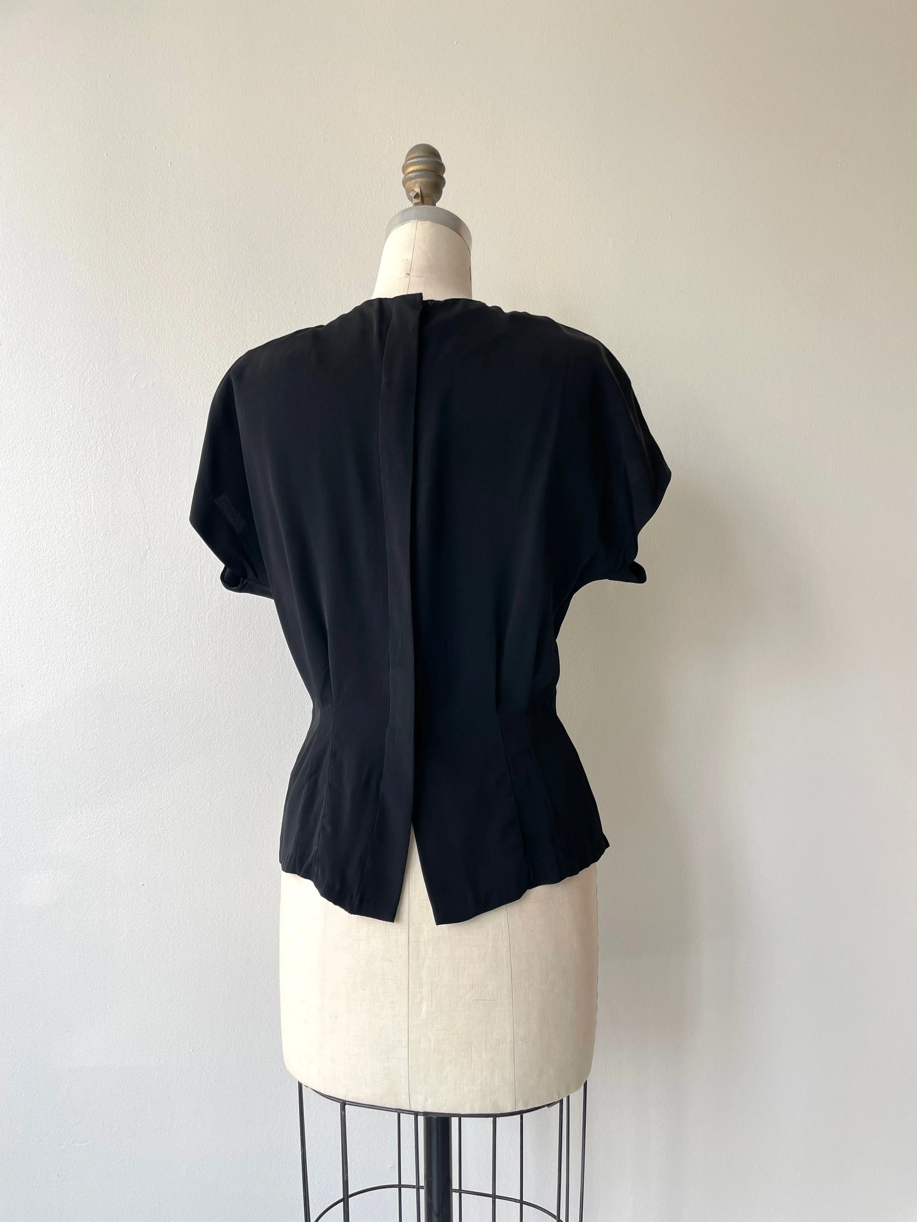 Silver Ivy Blouse | 1940s