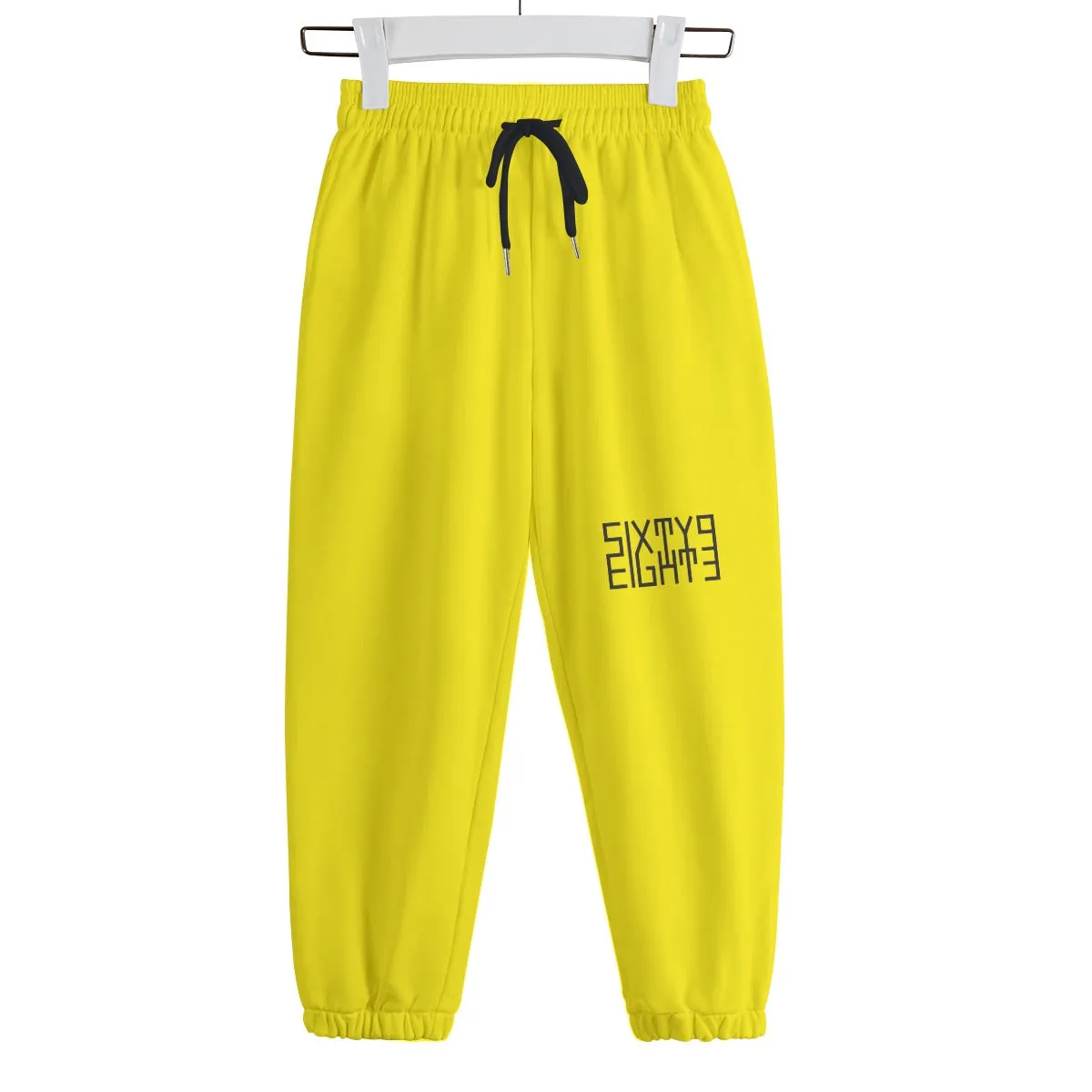 Sixty Eight 93 Logo Black Lemonade Kid's Sweatpants