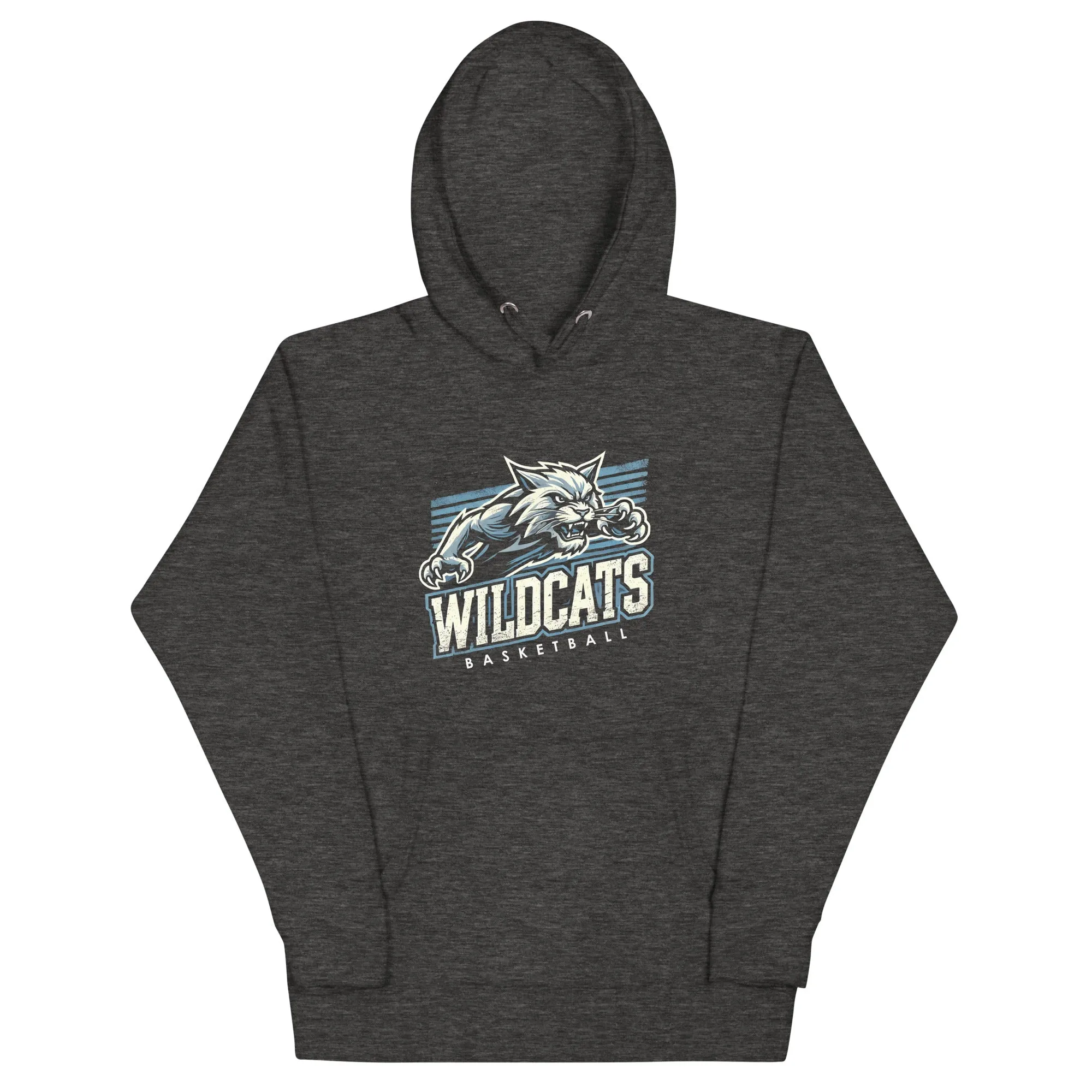Wildcats Basketball Vintage Retro Hoodie